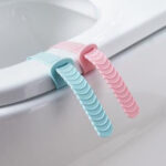2 Pcs Silicon Toilet Seat Lifting Straps