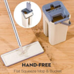 Magic mop with bucket and extra top cloth