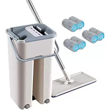 Magic mop with bucket and extra top cloth - Image 2