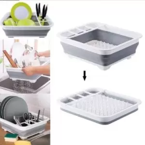 Silicon collapsible dish Drainer