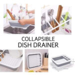 Silicon collapsible dish Drainer - Image 2