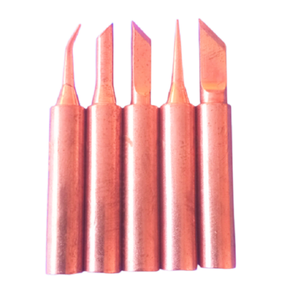 Gold solder tips