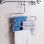 Multipurpose Stainless Steel S Shape Trouser Hanger Closet Storage Organizer