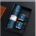 Non Breakable Flask Set & 2 cups