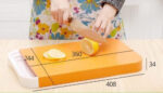 Sliding Chopping Board and Colander - Image 3