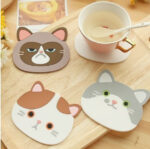 stylish Cup pad mats with cat designs - Image 2