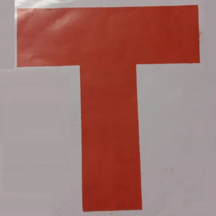 T Label Vehicle Sticker