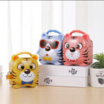 Cute Cartoon Money Saving Box For Kids with lock & Key - Image 2