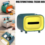 Multifunctional Retro Tv Shape Tissue Box - Image 2