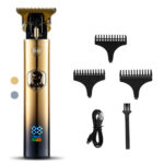 Retro USB Charging Hair Trimmer With Digital Display