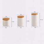 3pcs Ceramic Canister - Image 3