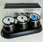 3pcs Mable Sugar Set