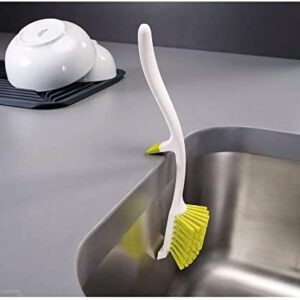 Edged Kitchen Brush With Integrated Sink Rest