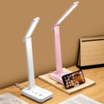 LED Study Lamp Stand With Twin USB Fast Charging Port