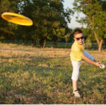 yellow disc frisbee
