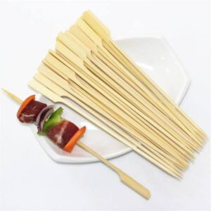 20 Pcs Barbecue Bamboo Teppo Skewers