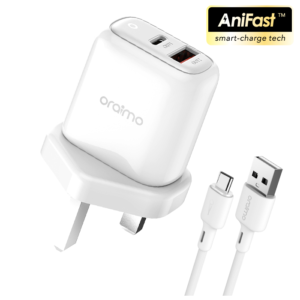 Oraimo PowerCube 3 Pro 18W Fast Charging Charger Kit with Type-c Cable