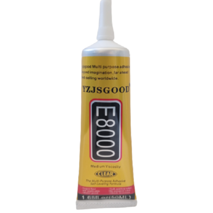 e8000 clear screen glue
