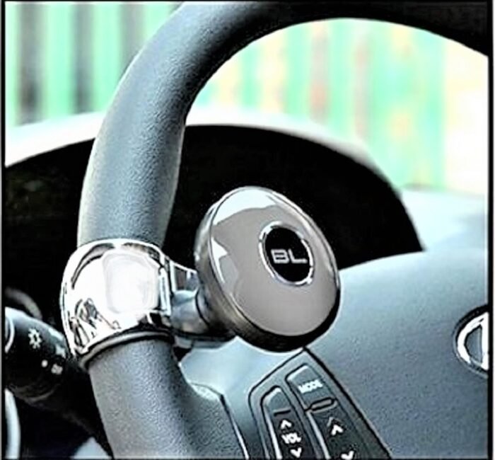 Car Steering Wheel Spinner Knob Santa
