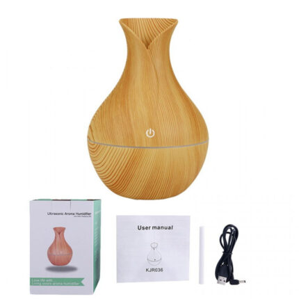 Diffuser Aroma Essential Oil Air Purifier LED Ultrasonic Aromatherapy Humidifier 130ML