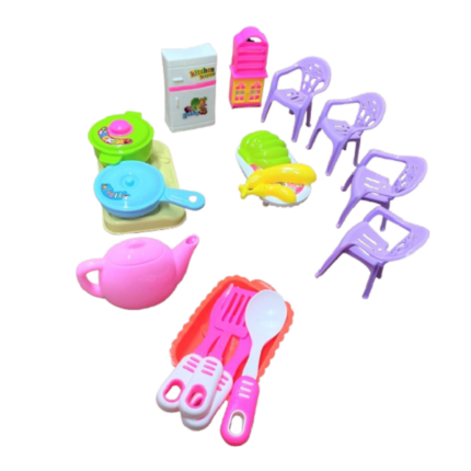 Kids Kitchen Cooking Pretend Play Toy Set