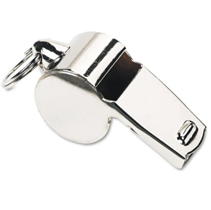 Sports And Security Metallic Whistle