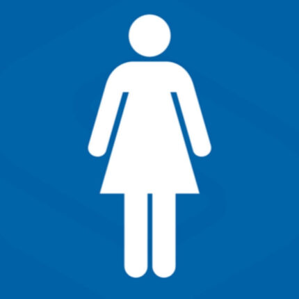 Ladies Toilet Sign