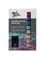 Mont Marte Metallic Acrylic Paint Set 8pc x 36ml - Image 3