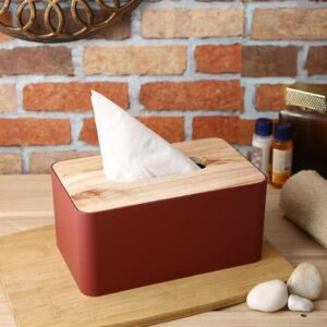 Bamboo Tissue Serviette Napkin Holder Box