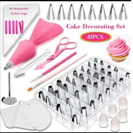 83 pcs cake decorator decorating set