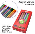 Acrylic Mark Pens (12pcs) - Image 2