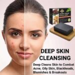 Organic African Black Soap With Cocoa Butter & Vitamin E - Image 2