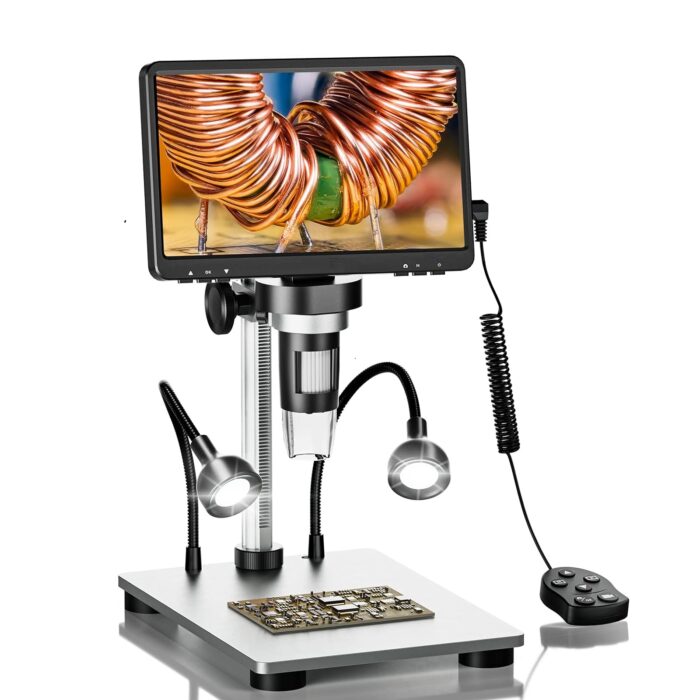 Portable LCD Full HD Video Recording 1200X Magnifier Digital Microscope