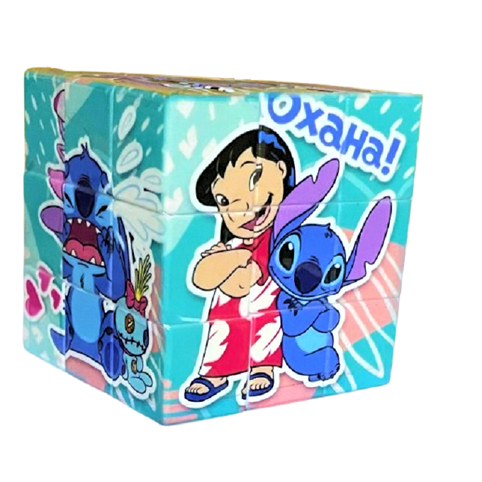 Stitch And Lilo Cartoon Puzzle Rubiks Cube