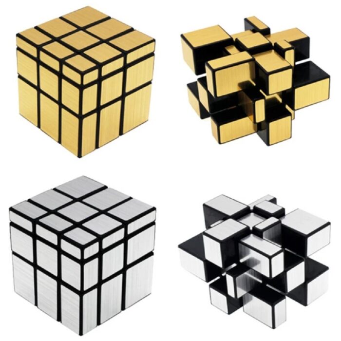 3 by 3 Mirror Bump Rubik's Cube Puzzle