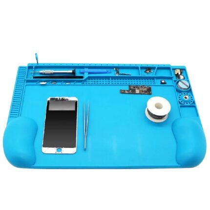 Silicone Antistatic Heat Resistant Insulation Soldering Repair 3D Work Pad Mat