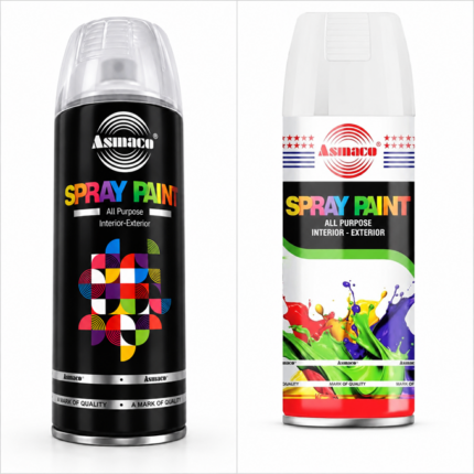 Asmaco Clear Lacquer Spray Paint