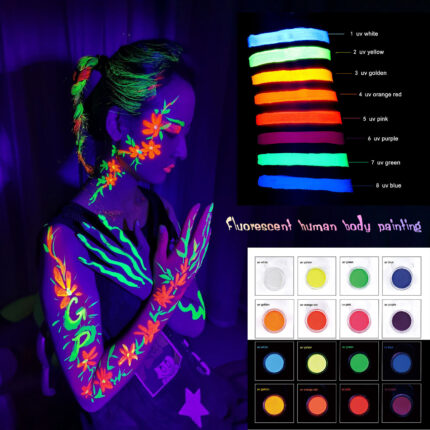 Neon Flourescent Body Glow Paint