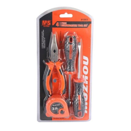 M&S 4 Piece Screwdrivers, Pliers, Tape Measure Tool Set