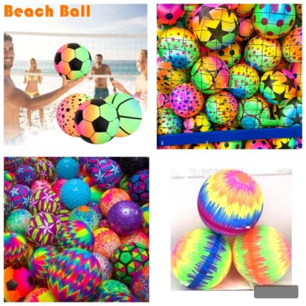 rubber beach ball