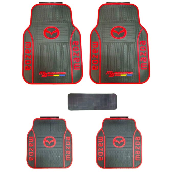 Heavy Duty Mazda Speed Branded Carpet Car Floor Mats