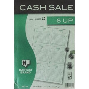cash Sale Receipt Book