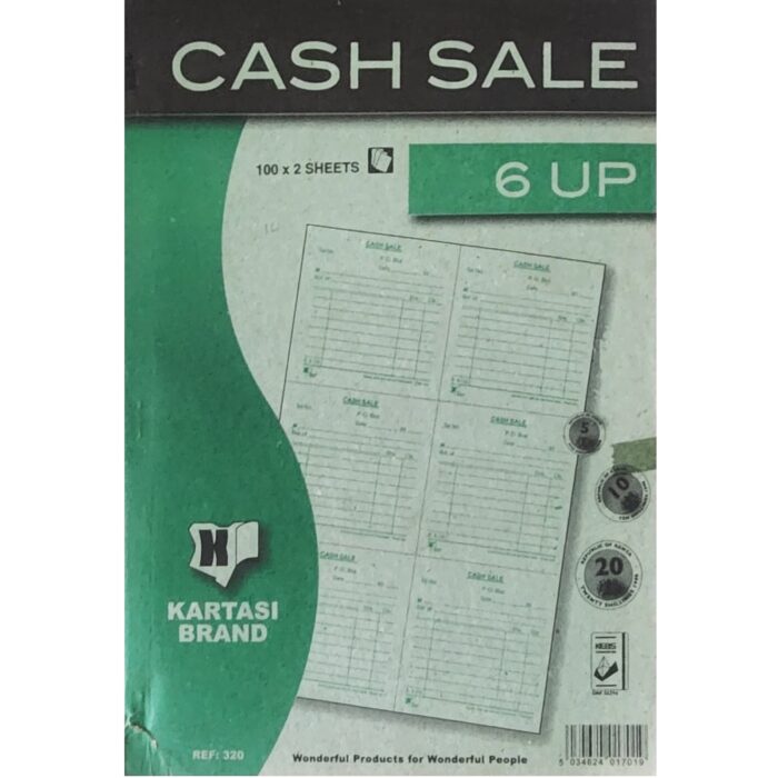 cash Sale Receipt Book