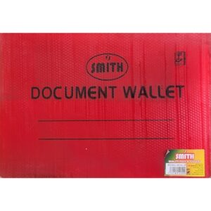 Red Document wallet