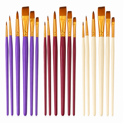 6 Pcs Artist Brush Set