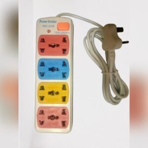 Multicolored 4 Way Extension Cable