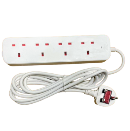 Itel 4 Way 2500W Safety Power Extension Cable Socket