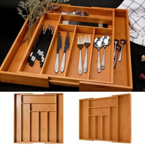 Bamboo Drawer Organizer
