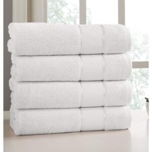 Comfy White Bath Towel