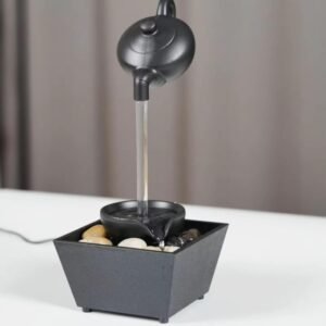 Electric Floating Teapot Waterfall Tabletop Ornament